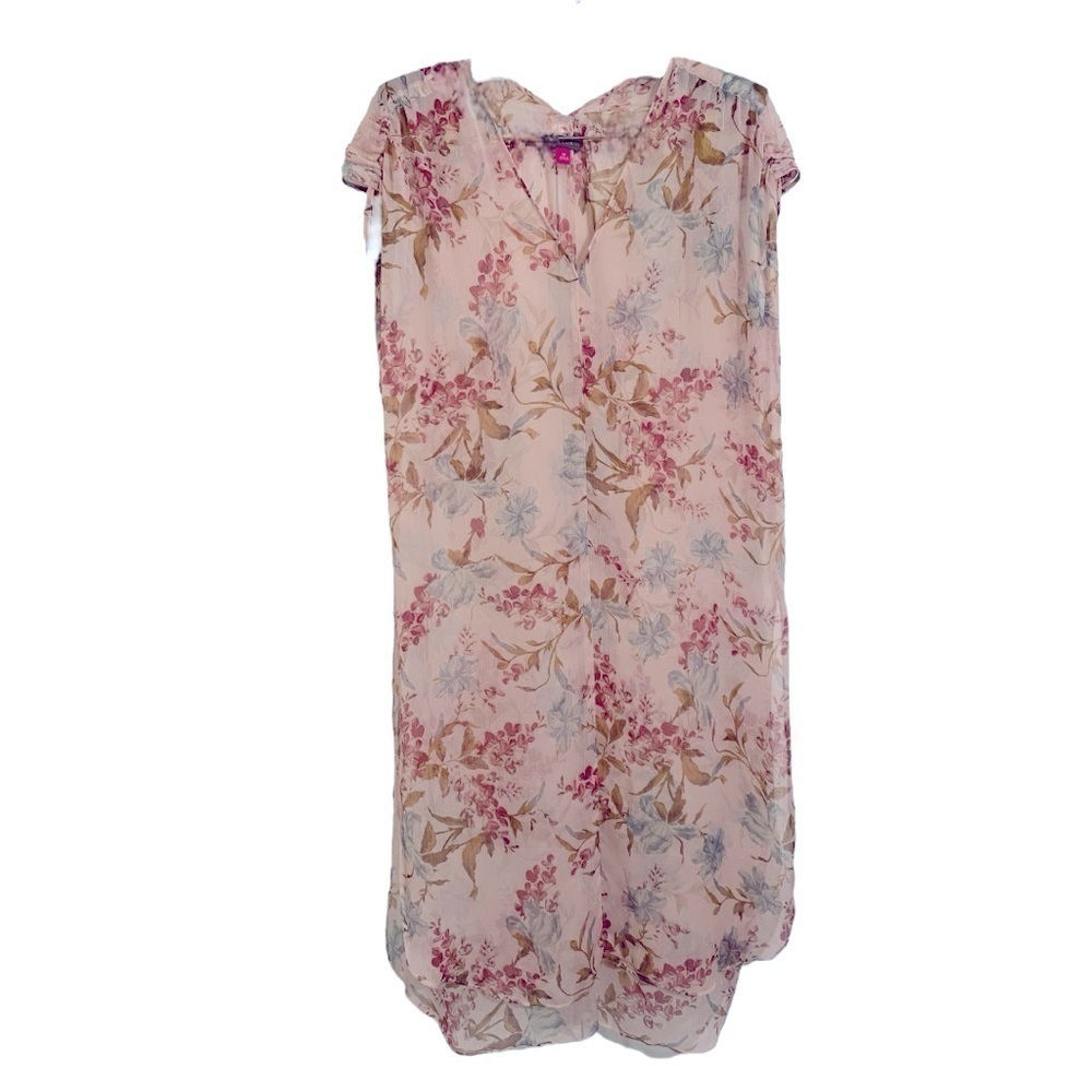 Vince Camuto Drawstring Extend Shoulder Tunic | Size:M - Picture 3 of 11